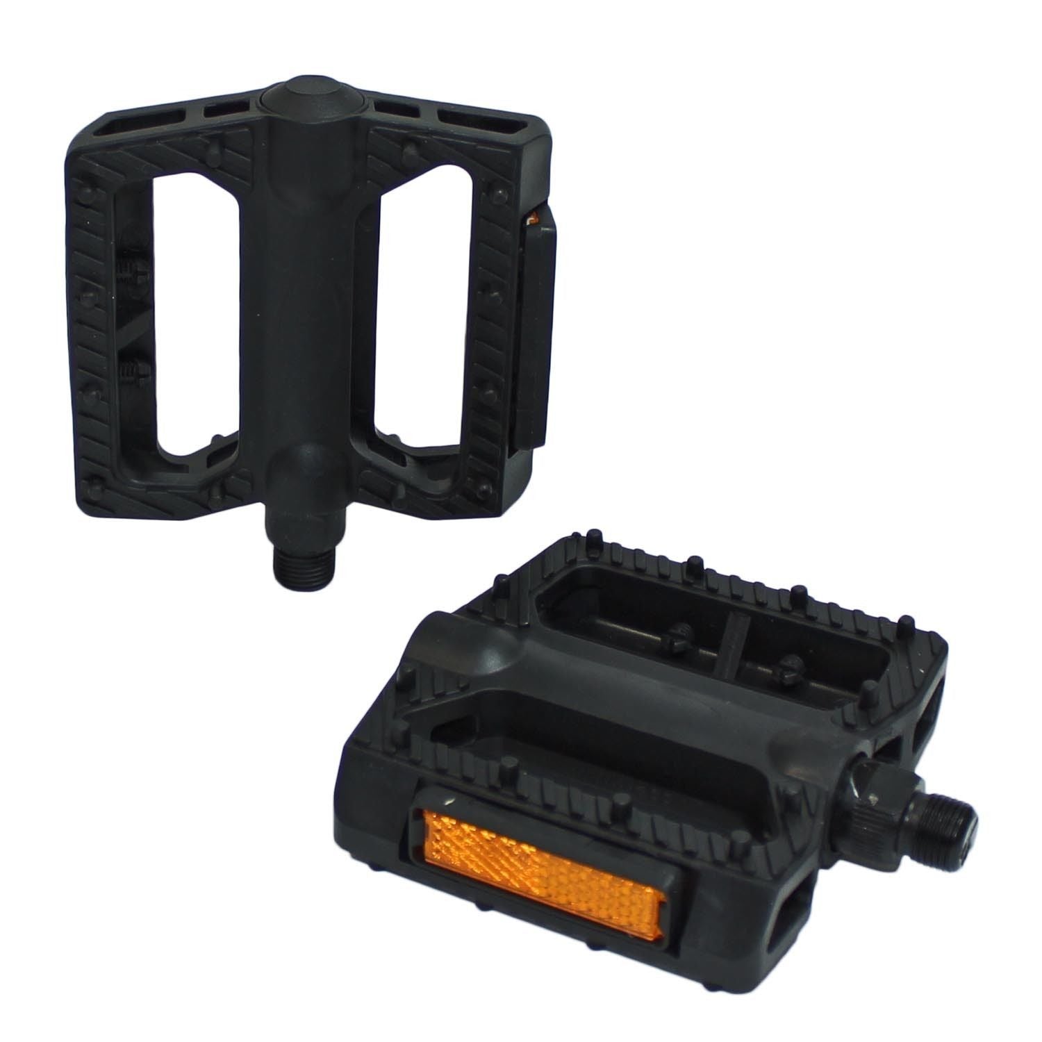 M-Wave BMX Pedale Freestyle Plattformpedale MTB Fahrradpedale 9/16" schwarz