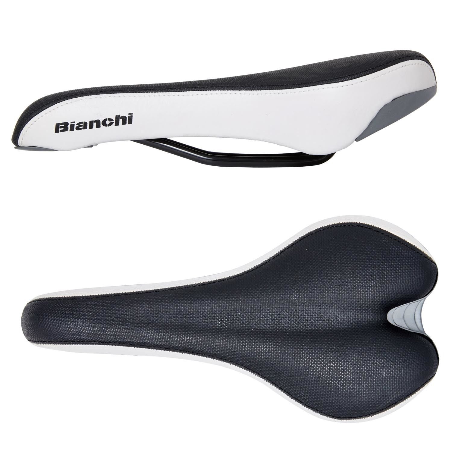 touren fahrradsattel Bianchi schwarz/weiß Fahrradsattel MTB Touren Trekking Cross Bike Fahr –  Redloonbike24 by vonderpalette