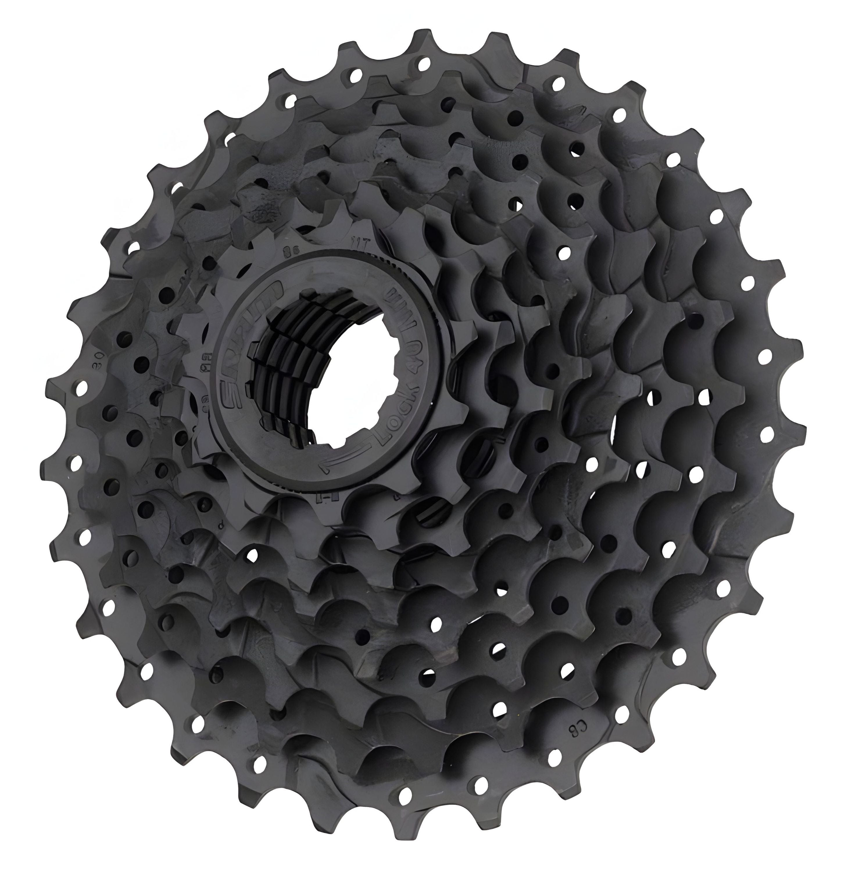 Fahrrad Kassette 8fach Ritzel Zahnkranz Speed Cassette - Sram PG-830 - für Rennrad MTB - 11-32T - 8 Gang Fahrradkassette - Stahl - Freilauf Schraubkranz