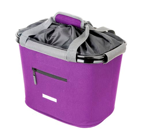 BLUE BIRD VIOLETA Lenkerkorb Fahrradkorb + Quick-Clip Halter 20l