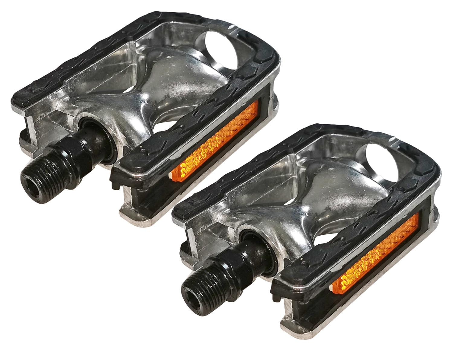 VDP 1 Paar Wellgo Trekking City MTB BMX Pedale Fahrradpedale rutschfest Pedale Fahrrad (LU214 - Trekking/MTB)