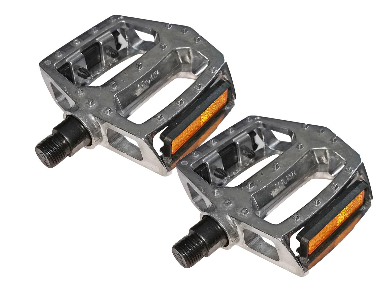 VDP 1 Paar Wellgo Trekking City MTB BMX Pedale Fahrradpedale rutschfest Pedale Fahrrad (LU214 - Trekking/MTB)