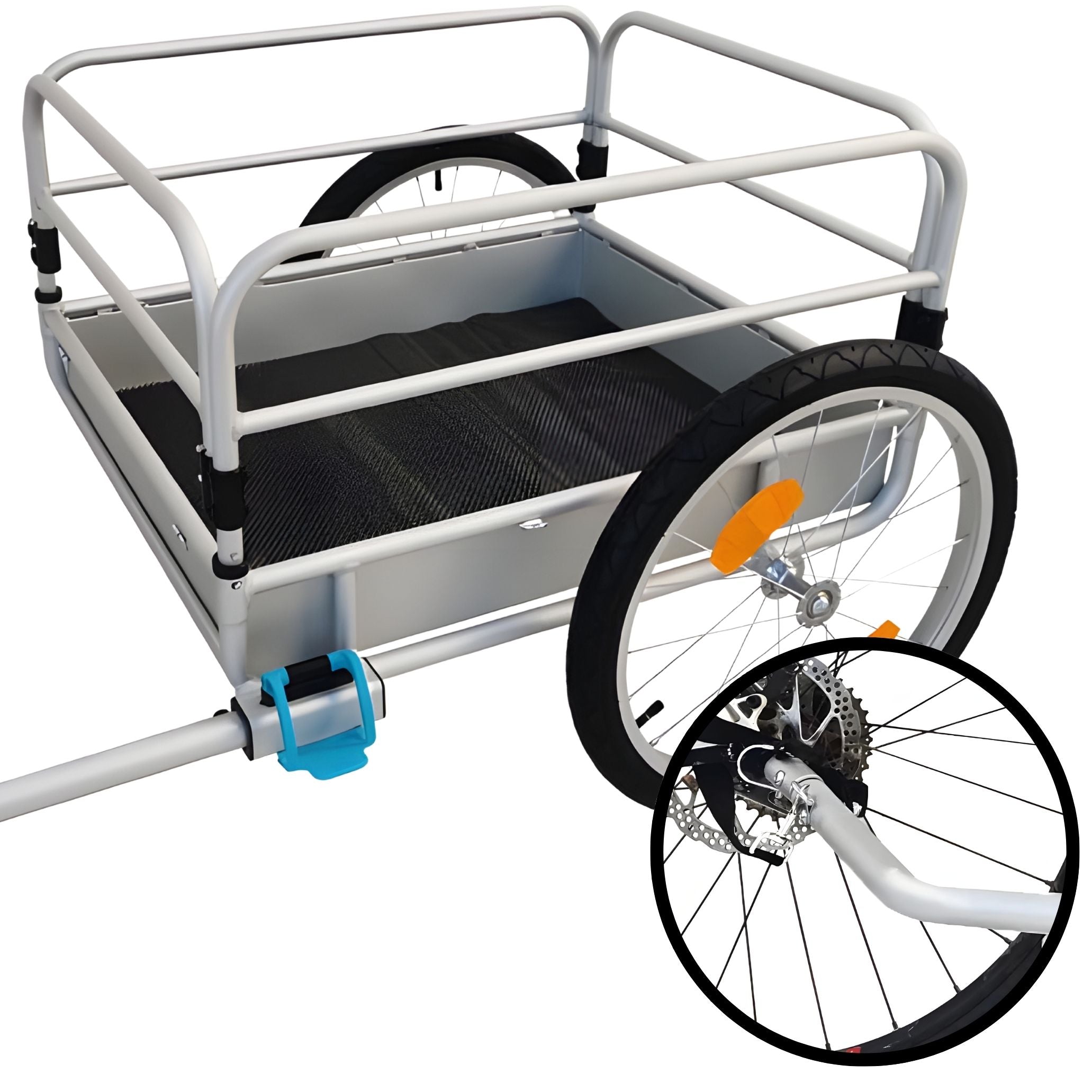 Fahrradanhänger Lastenanhänger Transportanhänger - Red Loon BAC501 Aluminium - extrem leicht - 140 Liter - 20" Luftbereifung - für 26-29" Fahrräder - Fahrradlastenanhänger Gepäckanhänger Cargoanhänger