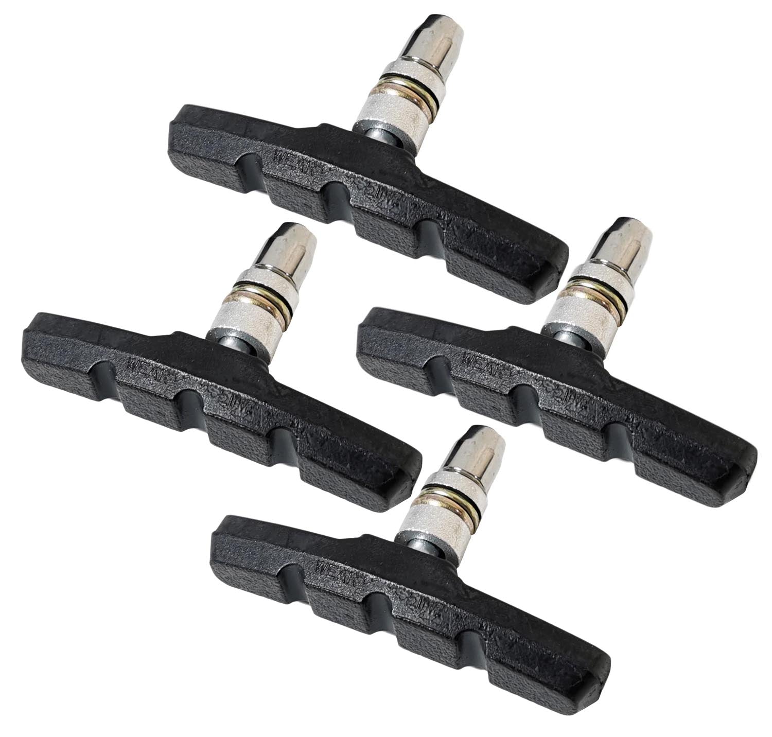 Bremsschuhe V-Brake Fahrrad Bremsbeläge symmetrisch 70mm 2/4/8 Stück Bremsgummi