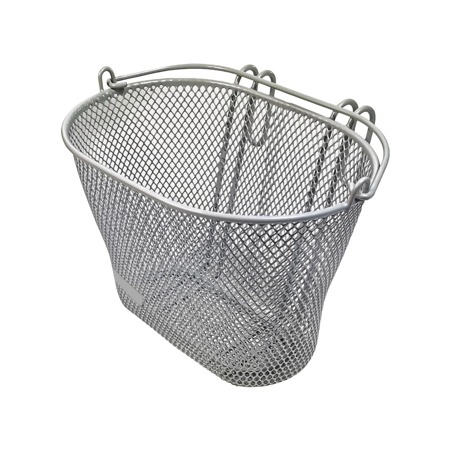 Kinder Fahrradkorb silber Lenkerkorb Metall vorne Korb Kinder Fahrrad – Redloonbike24 by vonderpalette