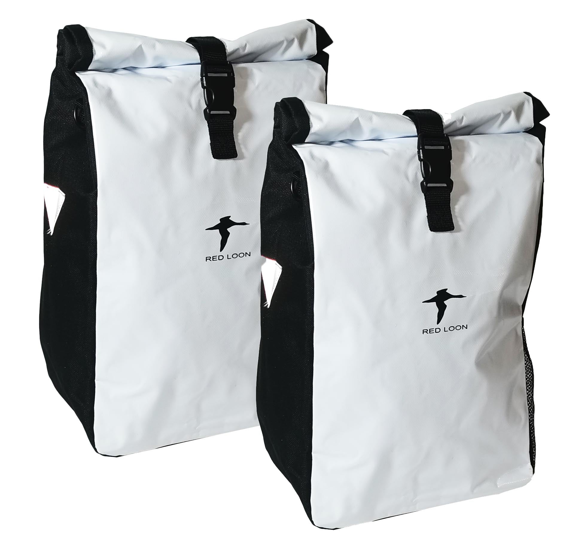 2x Fahrradtasche Red Loon Packtasche Gepäckträgertasche Gepäck Tasche LKW-Plane