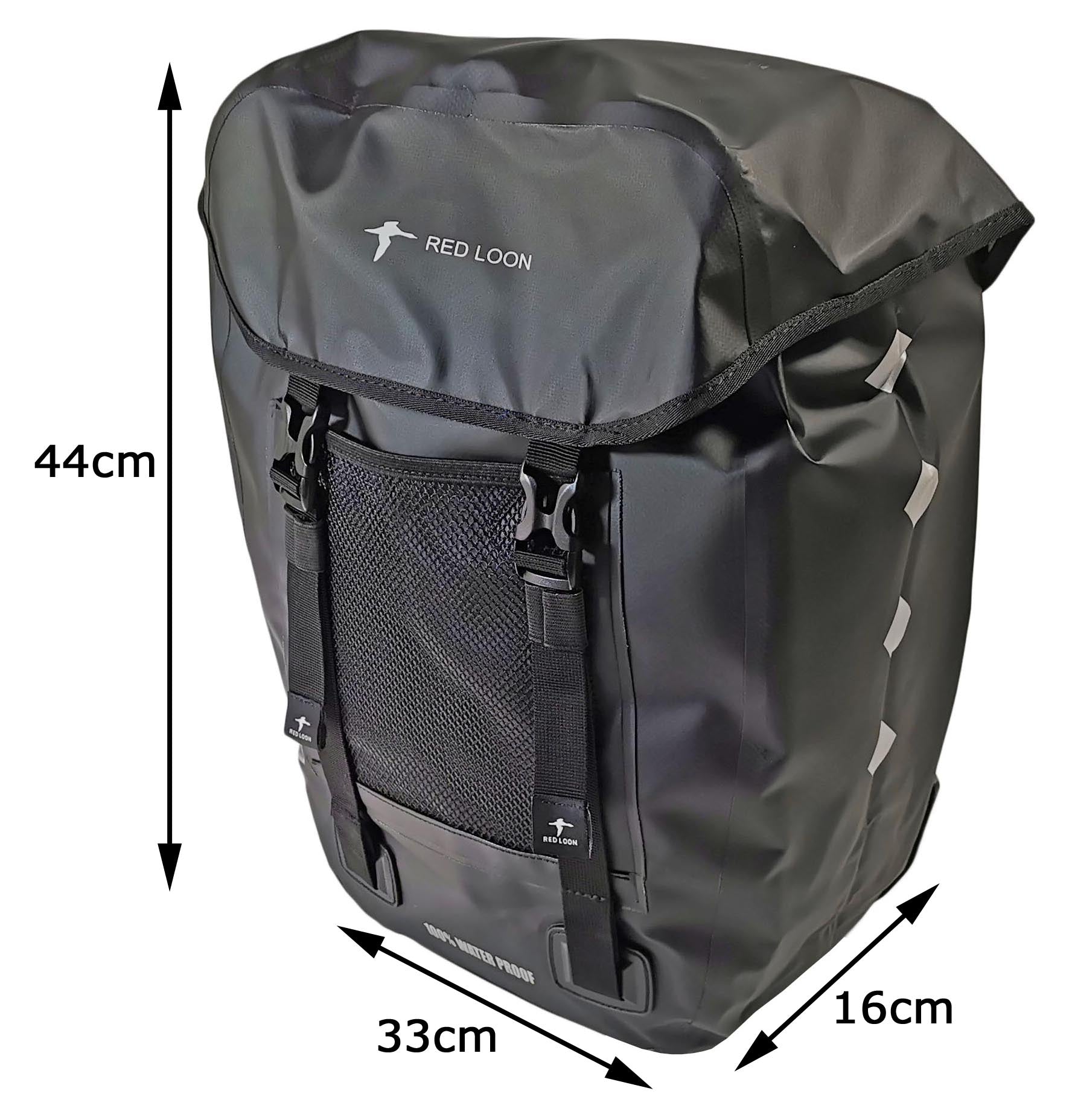Fahrradtasche Pro Plus Packtasche Gepäckträgertasche Red Loon LKW-Plane wasserdicht