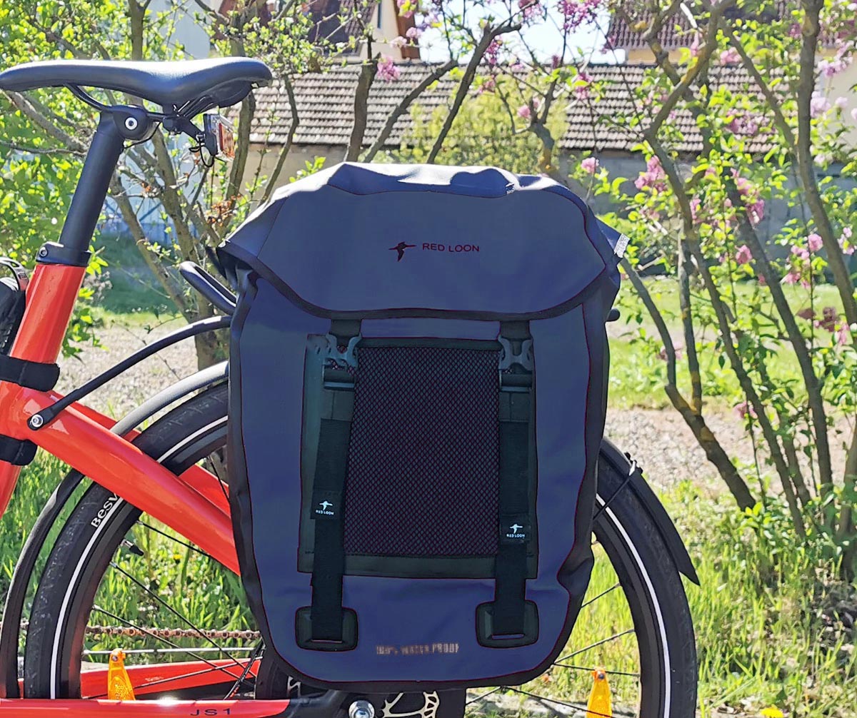 Fahrradtasche Pro Plus Packtasche Gepäckträgertasche Red Loon LKW-Plane wasserdicht