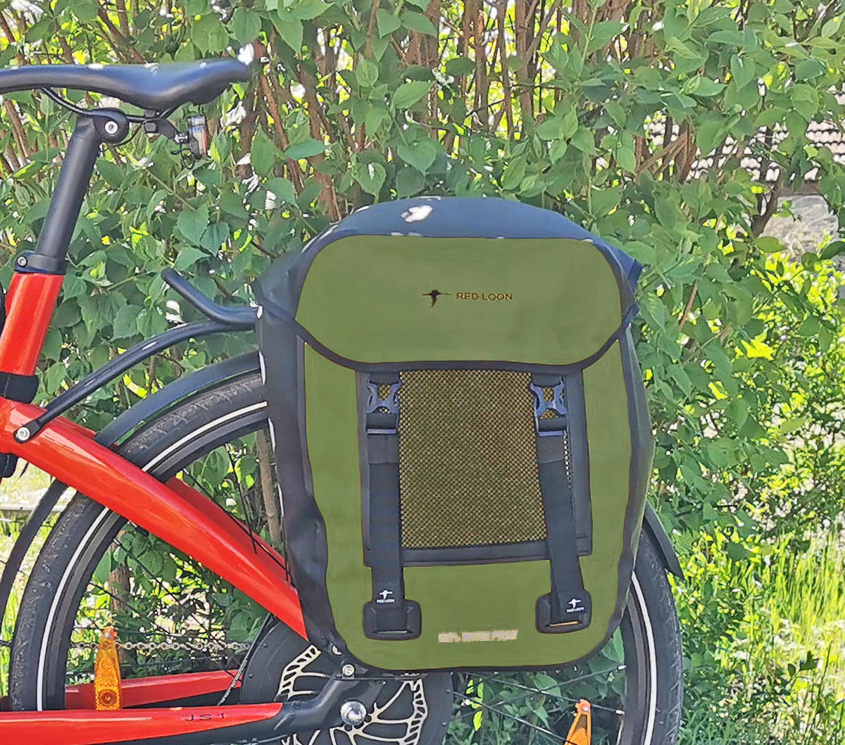 Fahrradtasche Pro Plus Packtasche Gepäckträgertasche Red Loon LKW-Plane wasserdicht