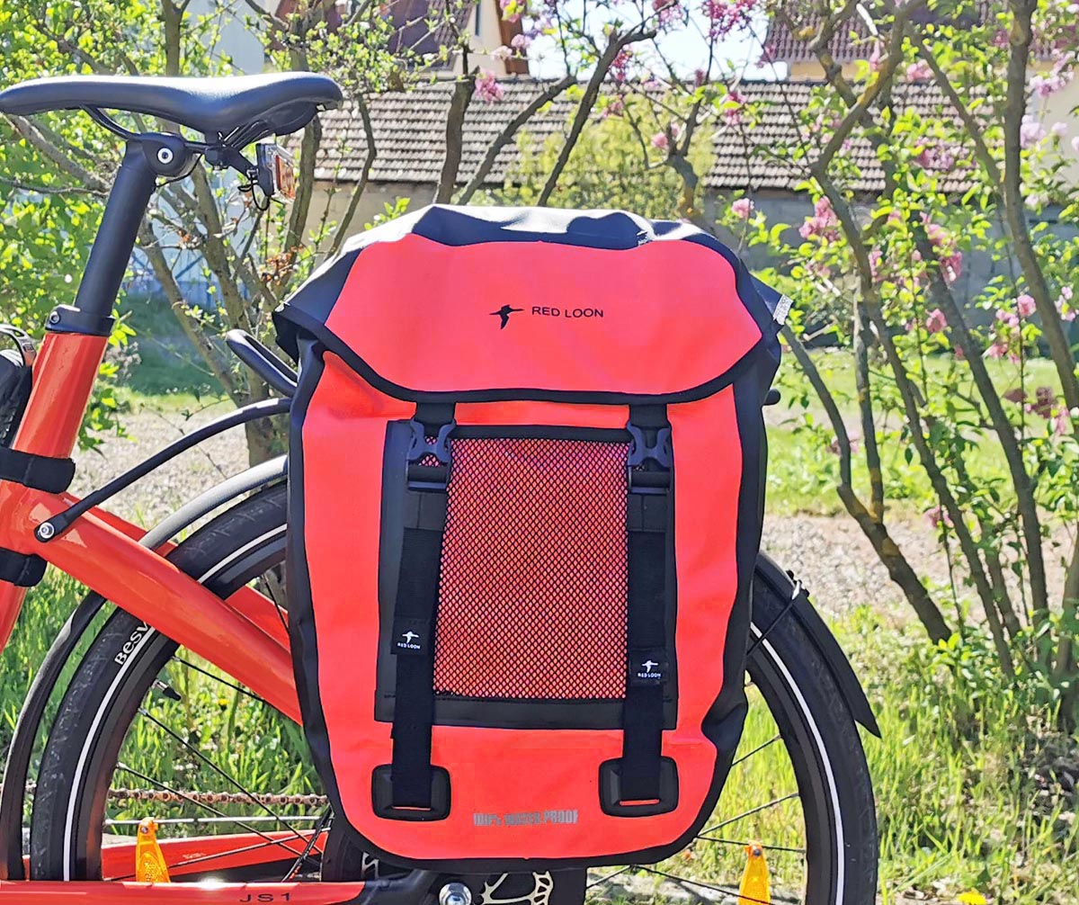 Fahrradtasche Pro Plus Packtasche Gepäckträgertasche Red Loon LKW-Plane wasserdicht