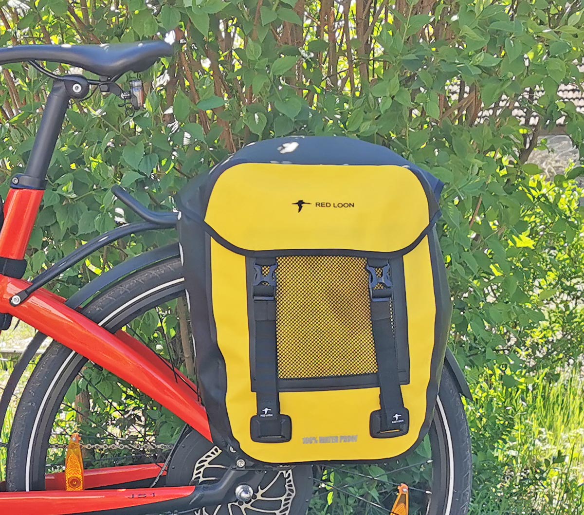 Fahrradtasche Pro Plus Packtasche Gepäckträgertasche Red Loon LKW-Plane wasserdicht