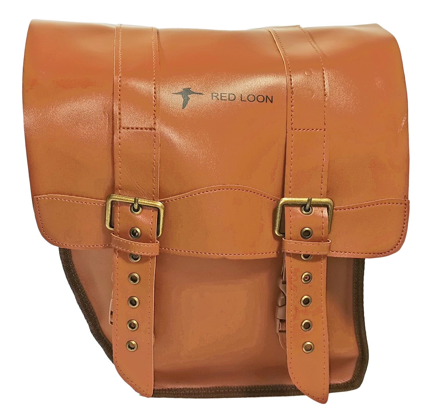 Red Loon Retro Doppelpacktasche Gepäckträgertasche Packtaschen Doppeltasche Lederoptik