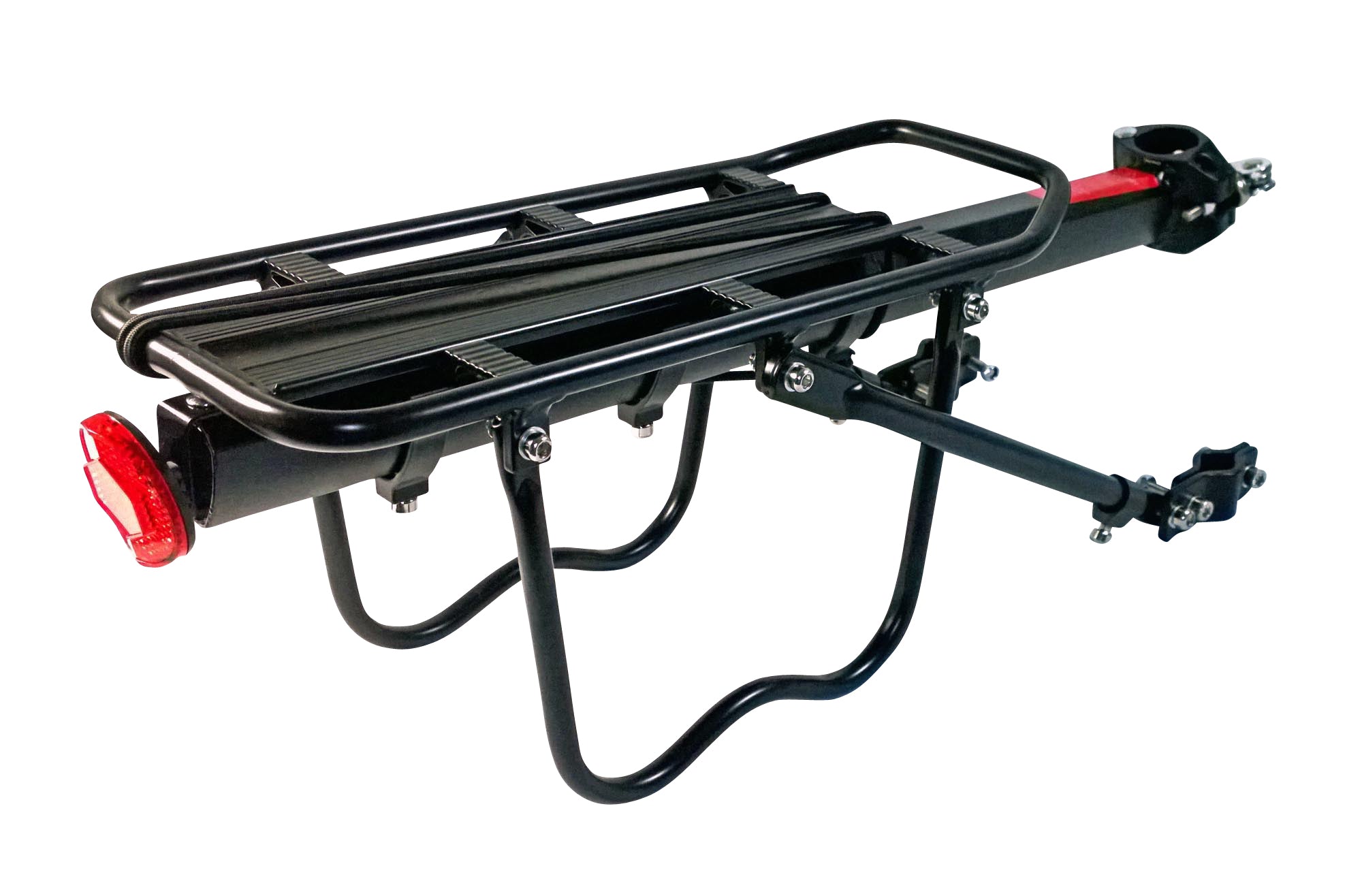 Gepäckträger MTB verstellbar für Sattelstütze Mountainbike Fahrrad Alu – Redloonbike24 by vonderpalette
