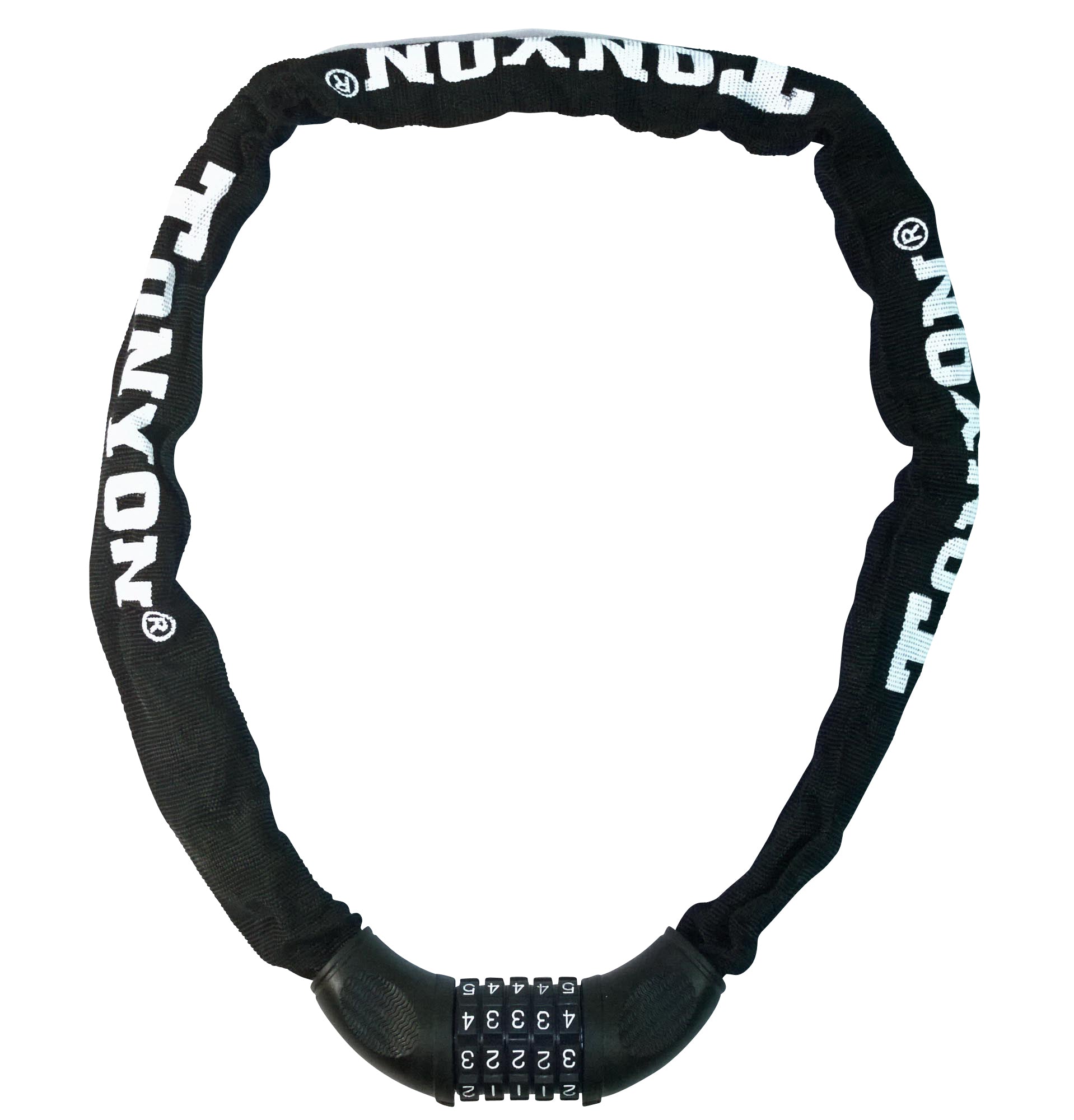 Kettenschloß Fahrradschloß 110cm Zahlenschloß Radschloß ummantelt Motorrad Roller