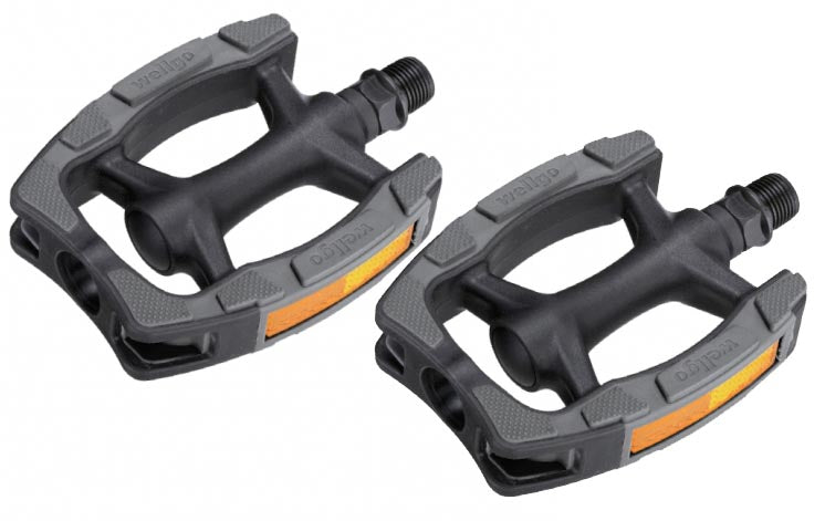 1 Paar Wellgo C097 Trekking MTB Pedale Fahrradpedale rutschfest Reflektor