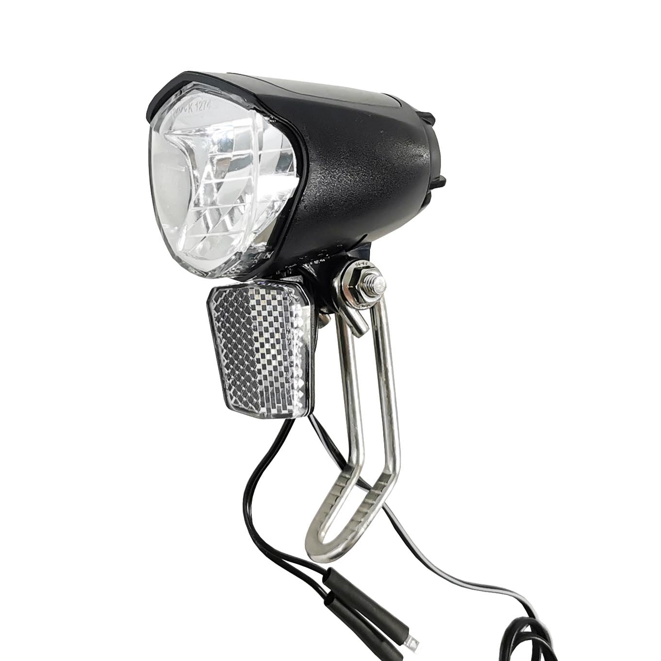 LED Fahrradlampe 70 Lux Frontlampe Scheinwerfer Nabendynamo StVZO Standlicht
        Sensor