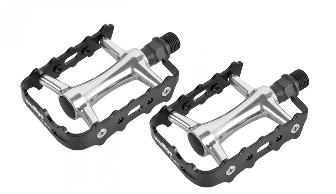 VDP 1 Paar Wellgo Trekking City MTB BMX Pedale Fahrradpedale rutschfest Pedale Fahrrad (LU214 - Trekking/MTB)