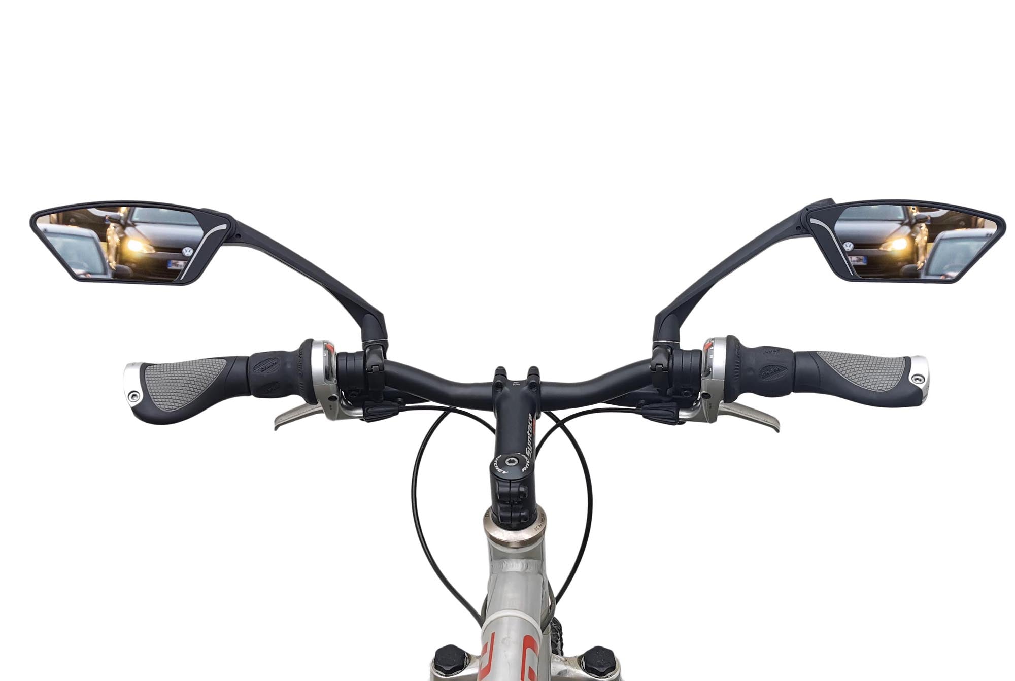 Fahrradspiegel Rückspiegel Lenkerspiegel Spiegel Red Loon für Fahrrad Motorrad E-Bike
