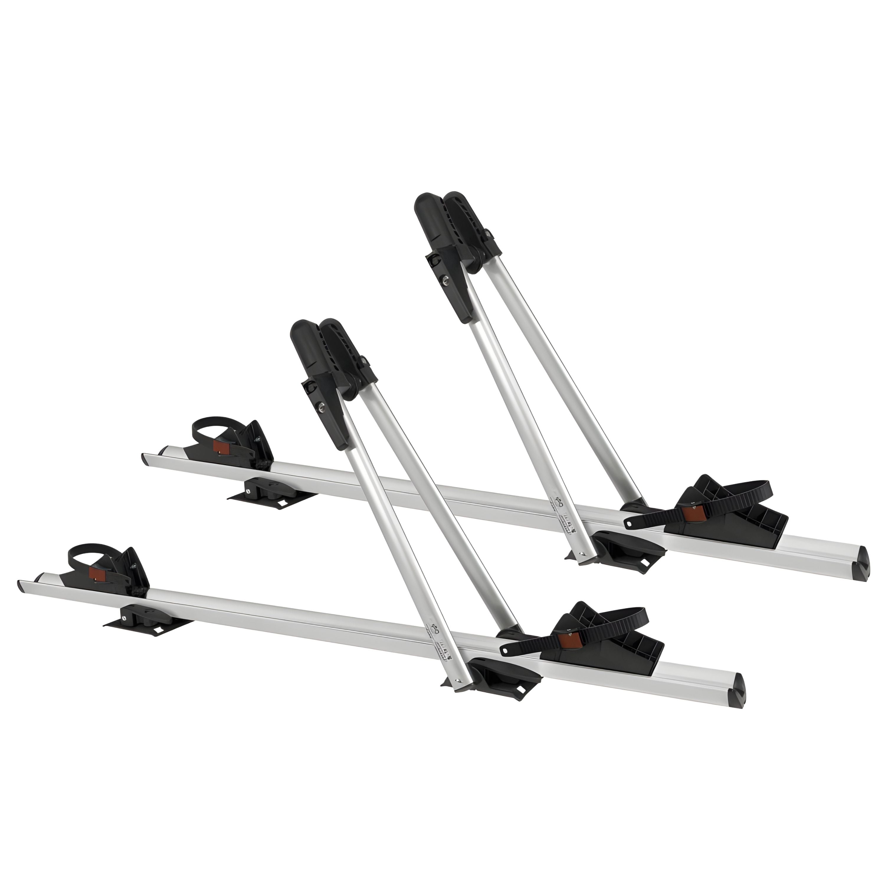 2x Fahrradträger Juza Alu Aufsatz abschließbar Dach Fahrradhalter Dachfahrradträger