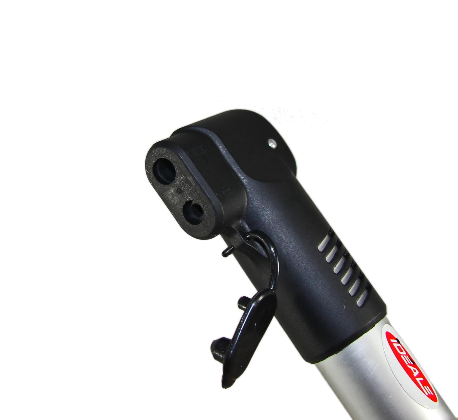 Ideale Aluminium Rahmenpumpe Teleskoppumpe Luftpumpe für Minipumpe mit Dualkopf