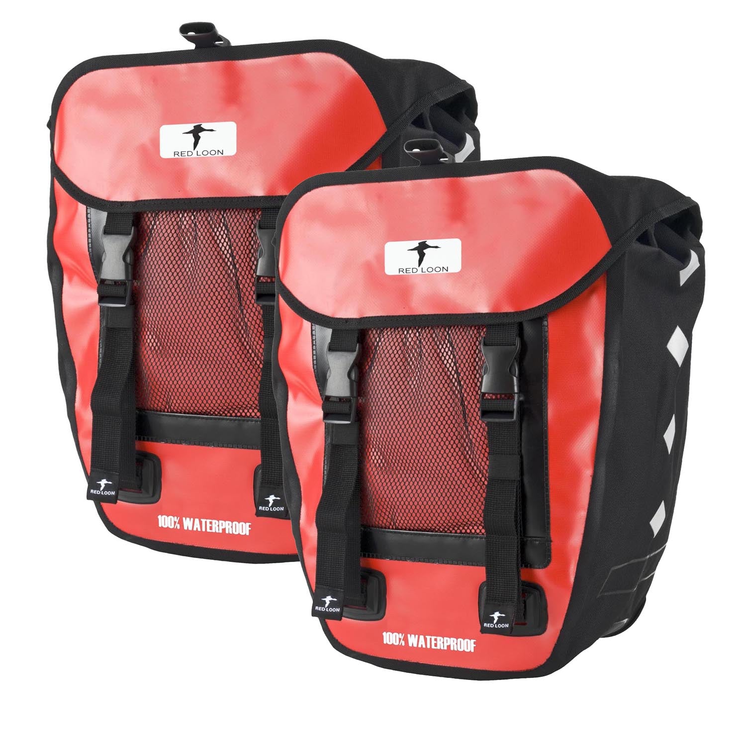 ideale fahrradtasche IDEALE HITEC Gepäcktasche Doppeltasche schwarz/rot NEU – Redloonbike24 by  vonderpalette