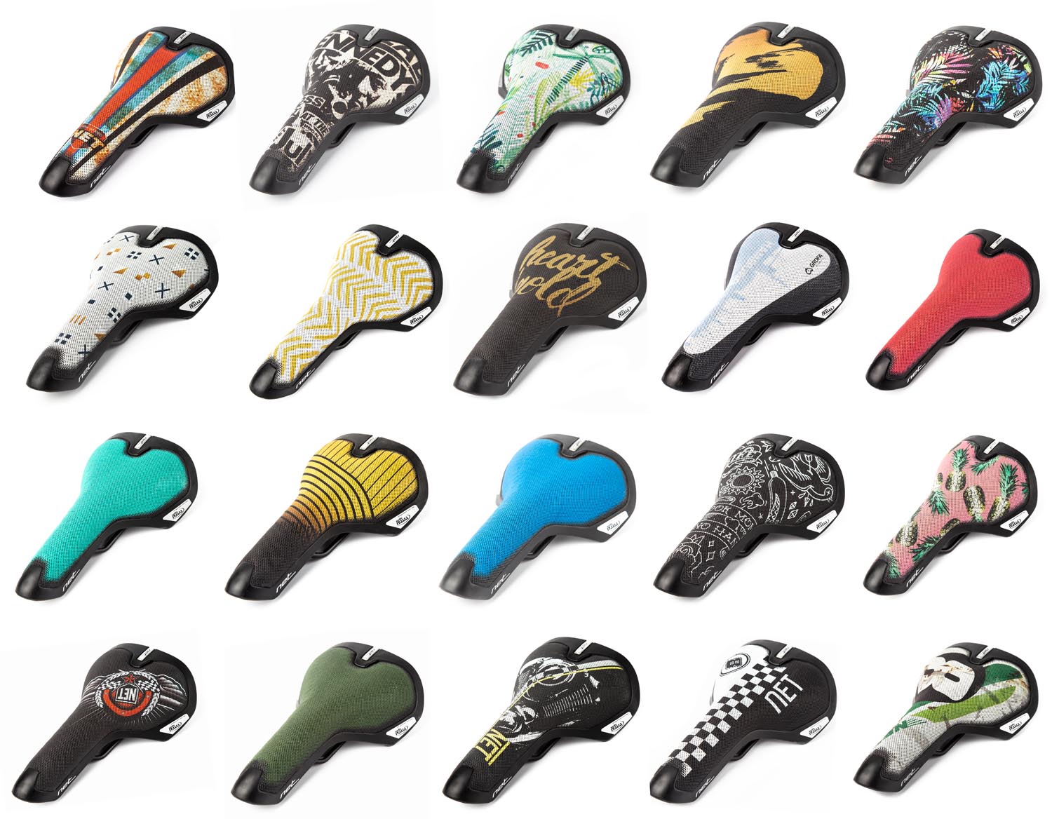 Fahrradsattel Selle Italia Net Sattel Urban Trekking Fitness e Bike Unisex