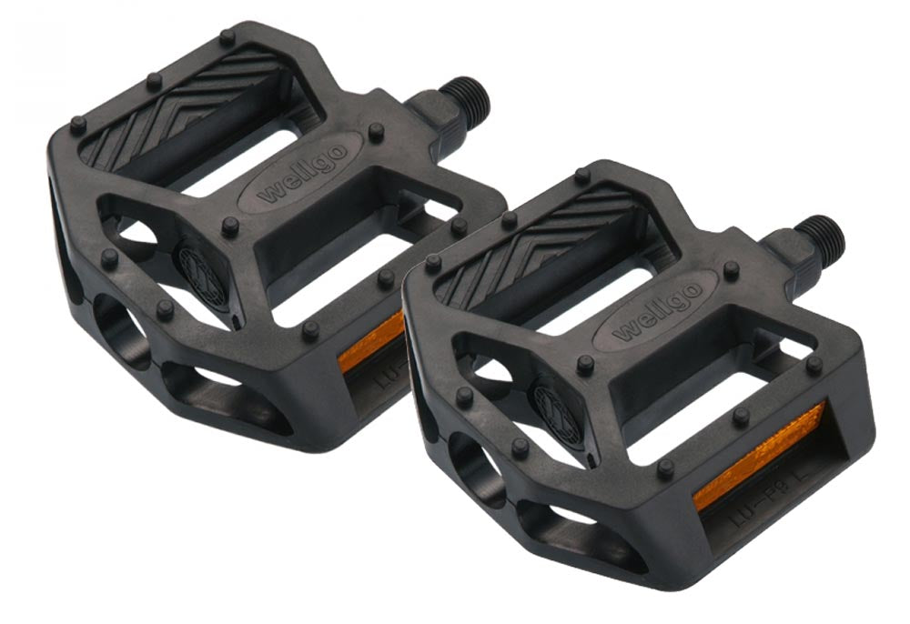 VDP 1 Paar Wellgo Trekking City MTB BMX Pedale Fahrradpedale rutschfest Pedale Fahrrad (LU214 - Trekking/MTB)
