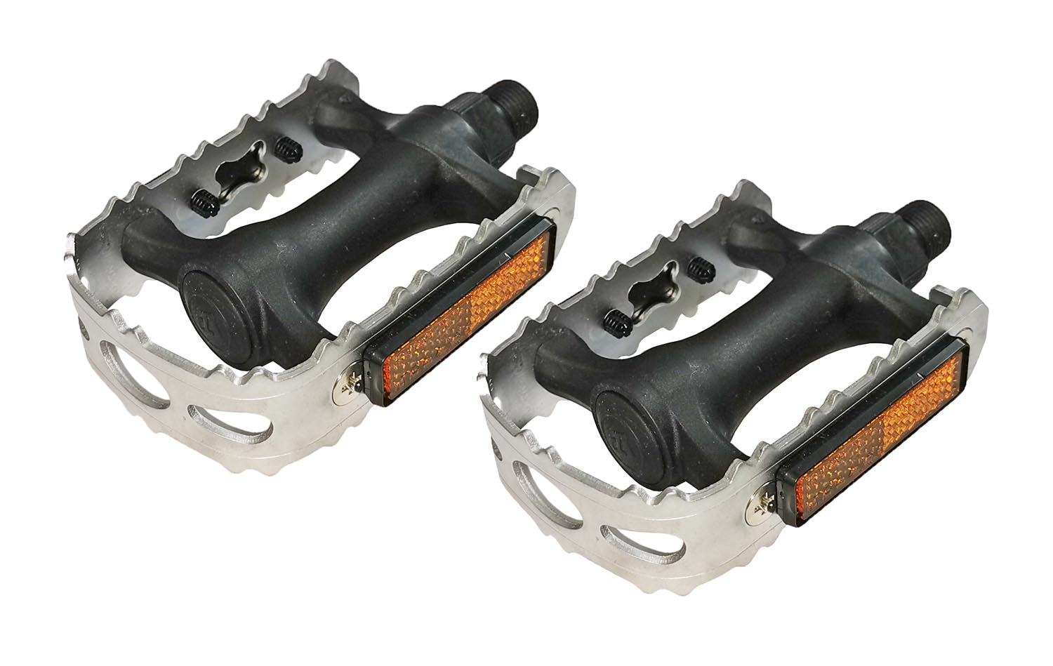 VDP 1 Paar Wellgo Trekking City MTB BMX Pedale Fahrradpedale rutschfest Pedale Fahrrad (LU214 - Trekking/MTB)