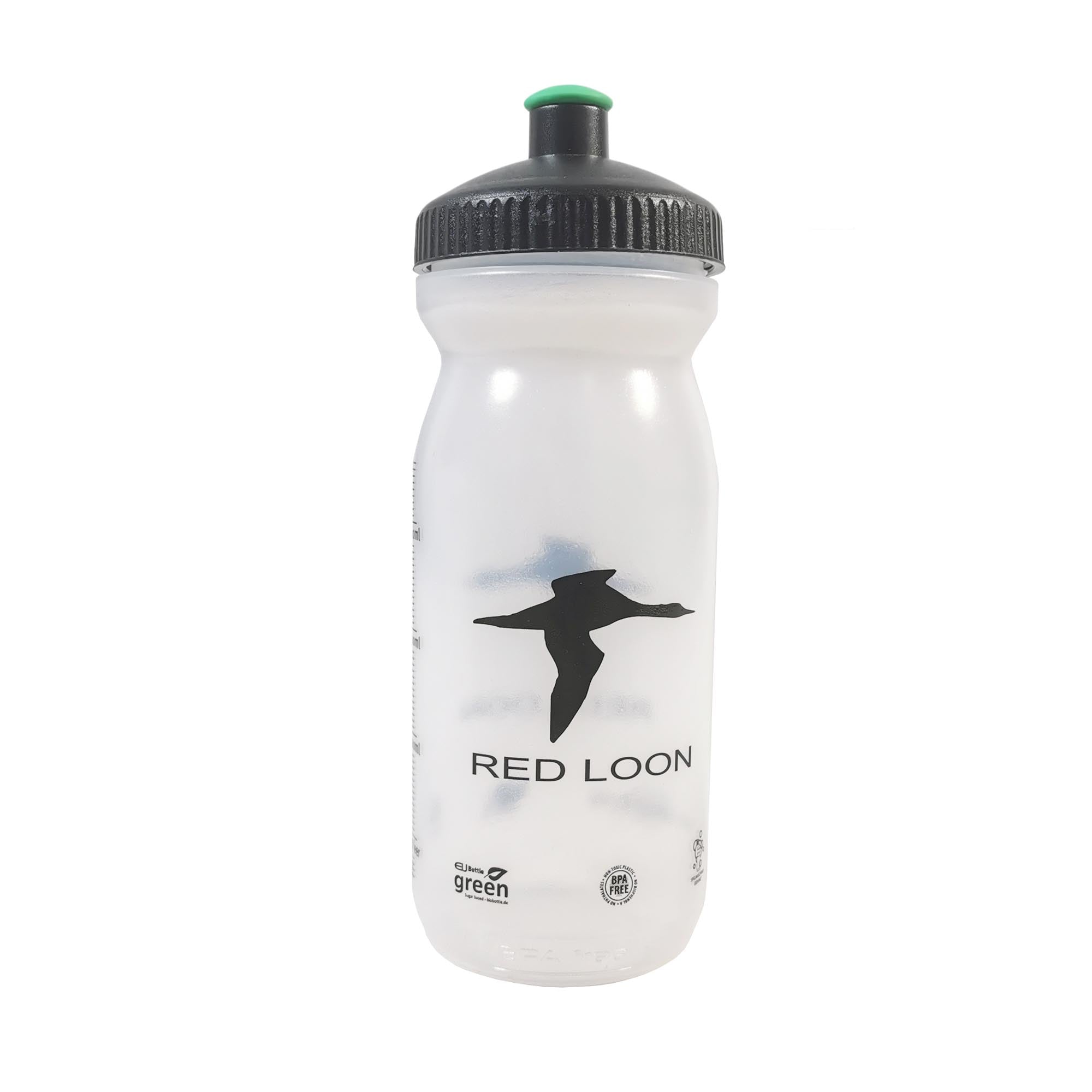 Bio Trinkflasche Red Loon 600ml Fahrradflasche Wasserflasche umweltfreundlich BPA-frei
