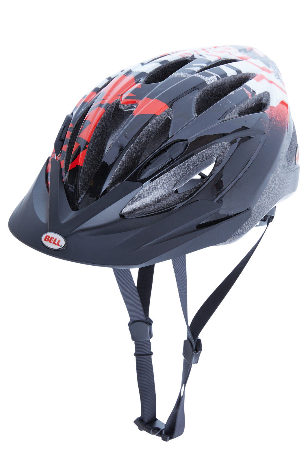 Bell Shasta Kinder Fahrradhelm black/red shattered S 50-57 cm MTB Radhelm Helm