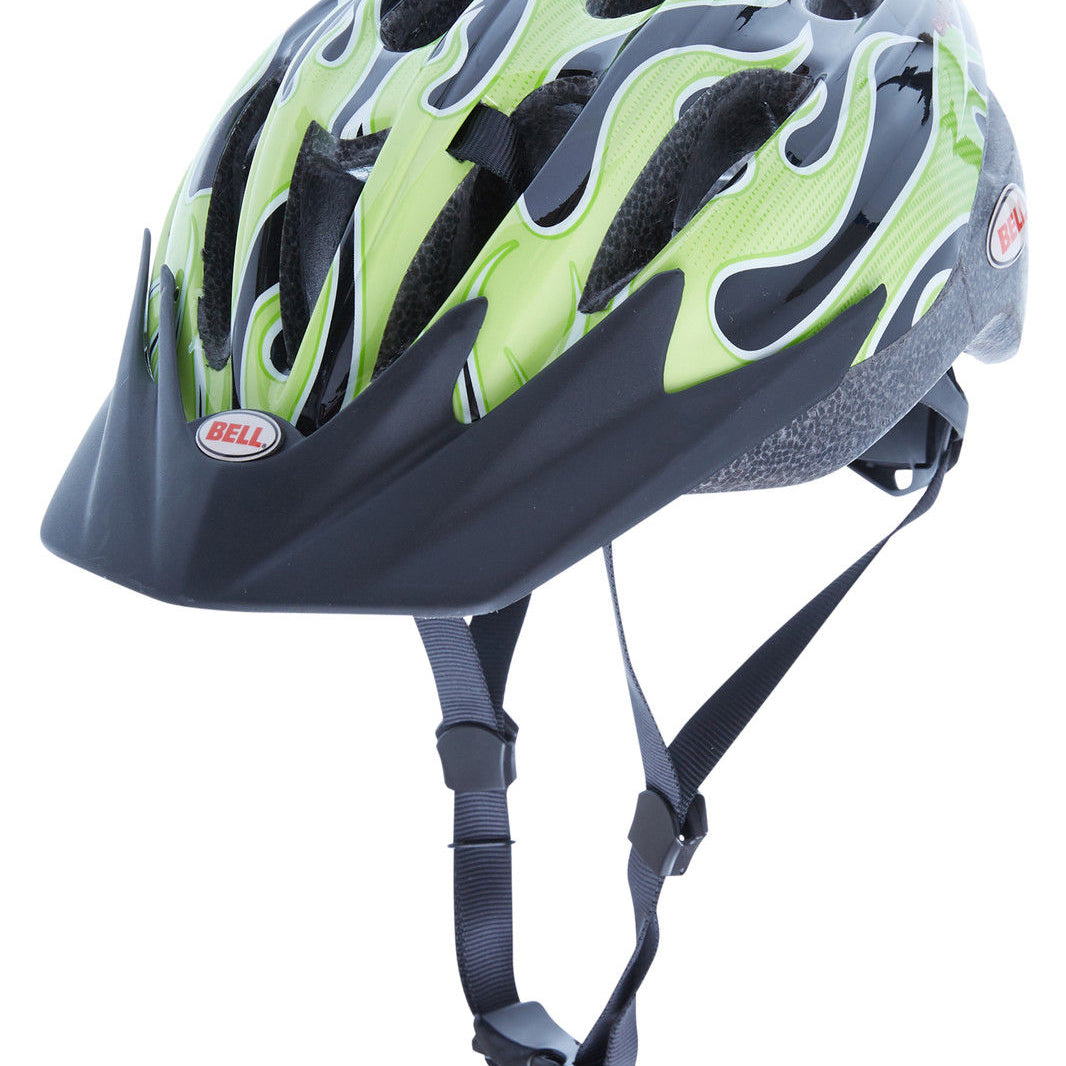 Bell Cognito FS Fahhrad Helm Universal Größe Kinder, green flamage - Fahrradhelm