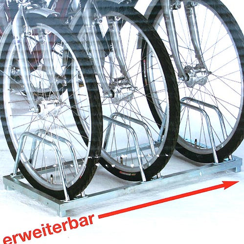 Fahrradparksystem für 3 Räder Fahrradständer Radständer Ständer Stahl verzinkt
