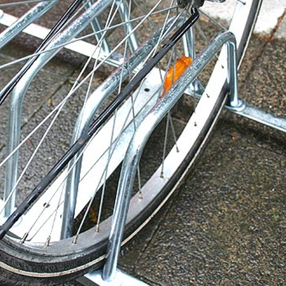 Fahrradparksystem 3 Räder Fahrradständer Radständer Ständer Stahl verzinkt rostfrei