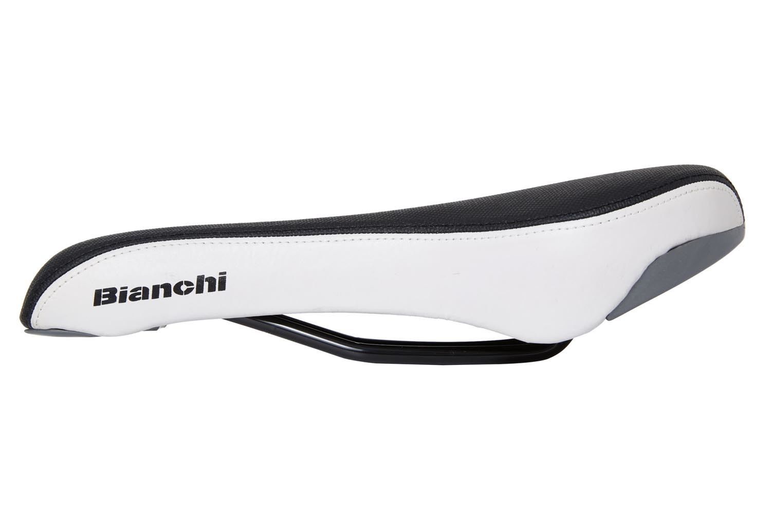 Bianchi schwarz/weiß Fahrradsattel MTB Touren Trekking Cross Bike Fahrrad Sattel