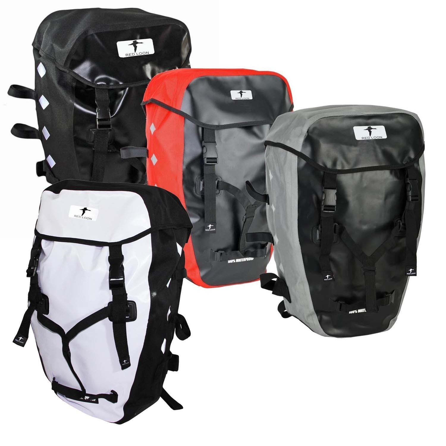 Red Loon Pro Fahrradrucksack Rad Rucksack LKW-Plane reißfest wasserdicht