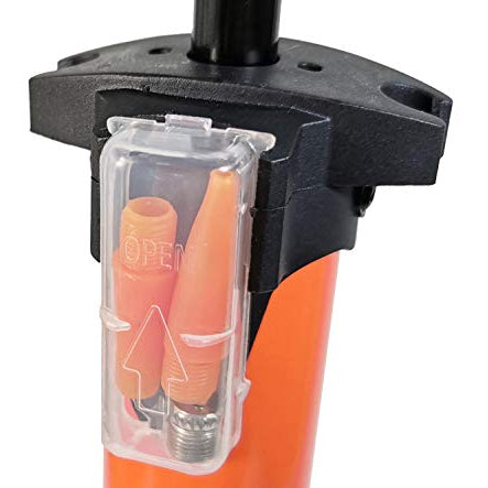 Metall Standpumpe Luftpumpe Hochdruck Fahrradpumpe 11 bar Manometer alle Ventile