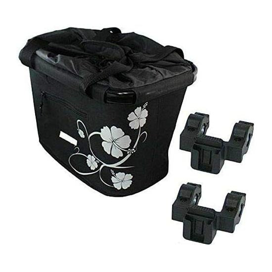 Lenkerkorb Fahrradkorb Fahrrad Korb vorne - abnehmbar - faltbar - Blue Bird - mit Quick-Clip Halterung - zusätzliche 2. Halterung - ca. 20 Liter Volumen- für eBike geeignet