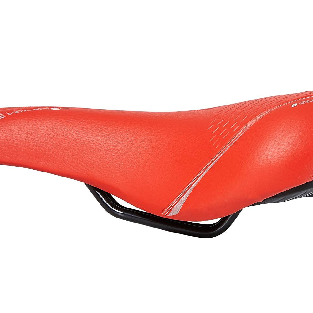 Selle Bassano Volare Fahrradsattel Herren Damen Citybike City Sattel (rot)