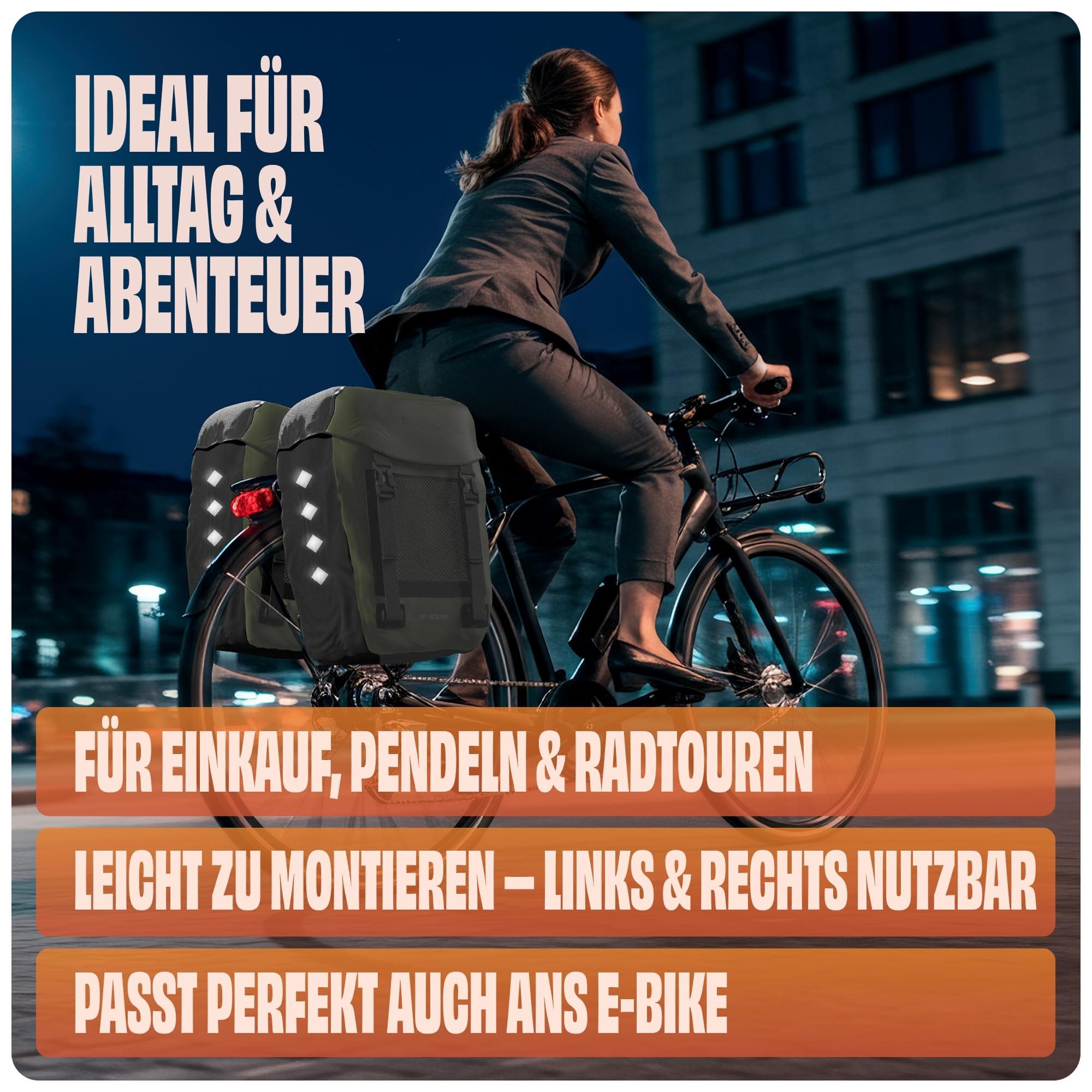 Fahrradtasche Pro Plus Packtasche Gepäckträgertasche Red Loon LKW-Plane wasserdicht
