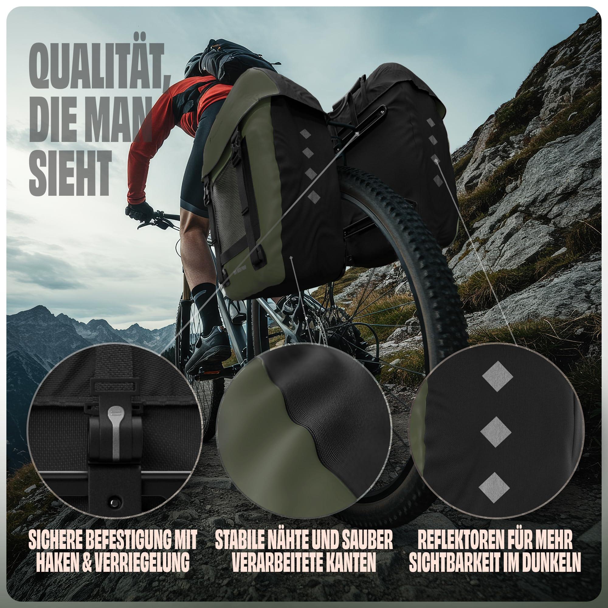 Fahrradtasche Pro Plus Packtasche Gepäckträgertasche Red Loon LKW-Plane wasserdicht