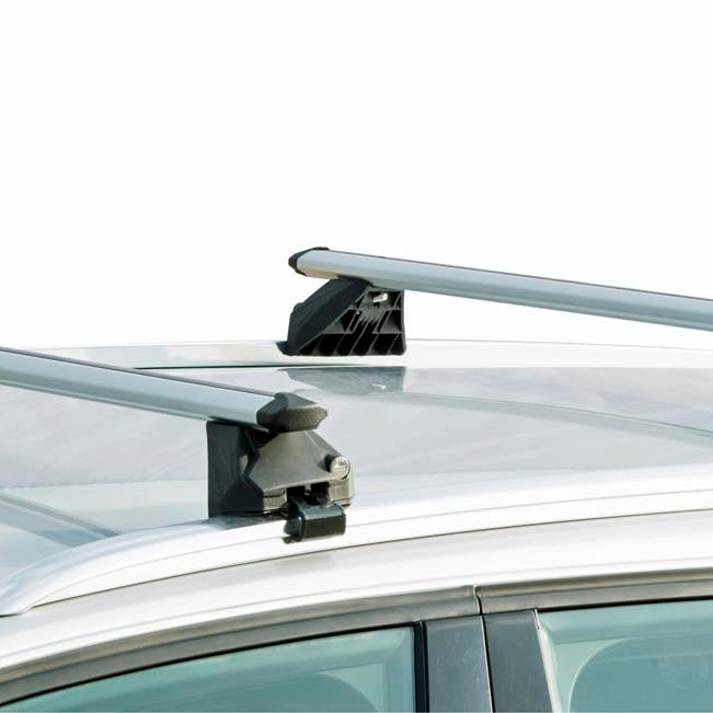 Skibox VDPJUXT600 + Alu Relingträger VDPCRV107A kompatibel mit für Volvo  XC90 5 Türer ab 2015