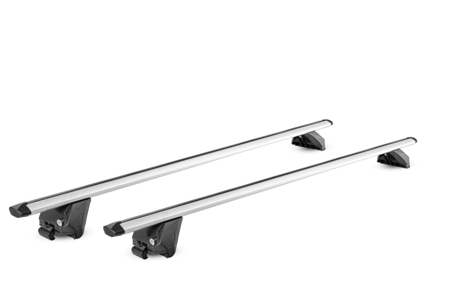 Skibox VDPJUXT600 + Alu Relingträger CRV107 kompatibel mit Porsche Macan 5 Türer ab 2015
