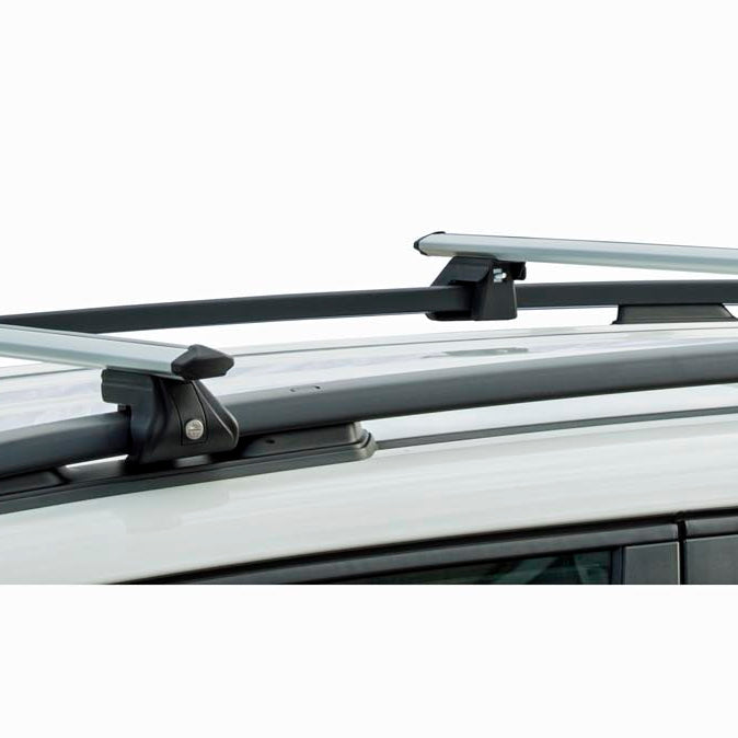 Dachbox VDPMAA460 460Ltr schwarz matt abschließbar + Dachträger CRV120 kompatibel mit Subaru Forester (5 Türer) ab 2013