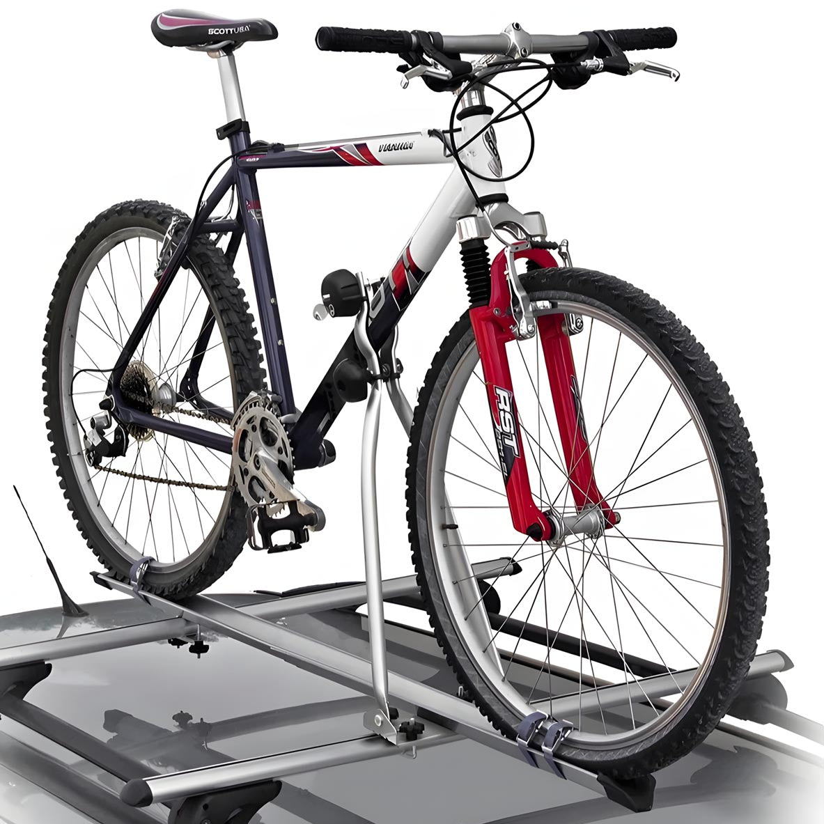 1x Huggy Fahrradträger Dach Fahrradhalter Dachfahrradträger Fahrrad Halter abschließbar