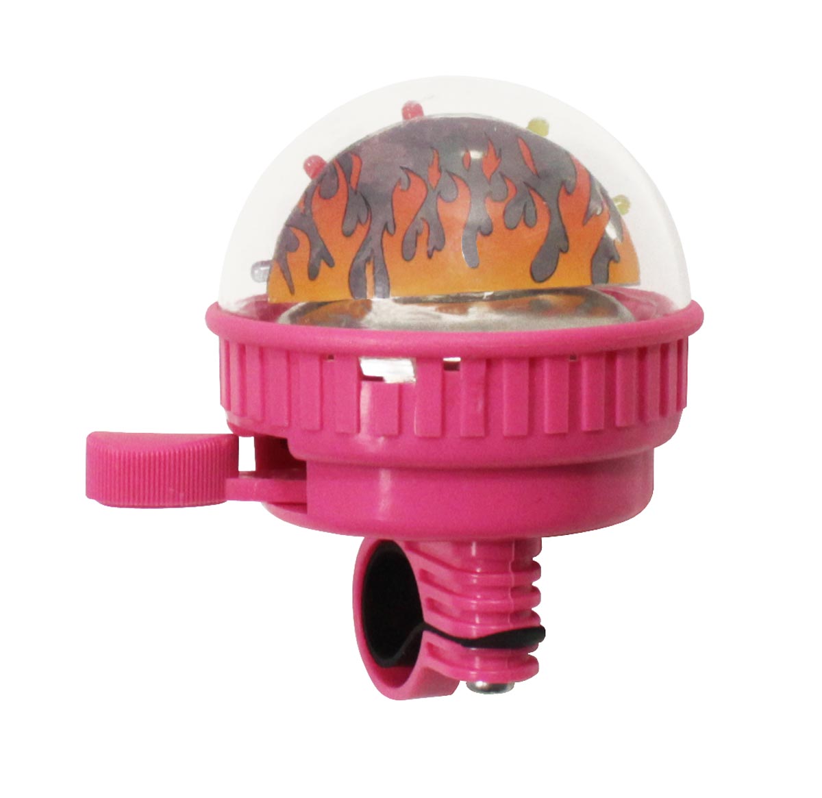 Maui Toys Kinder Fahrradklingel mit Leuchteffekt 5 LEDs Fahrrad Schelle Glocke