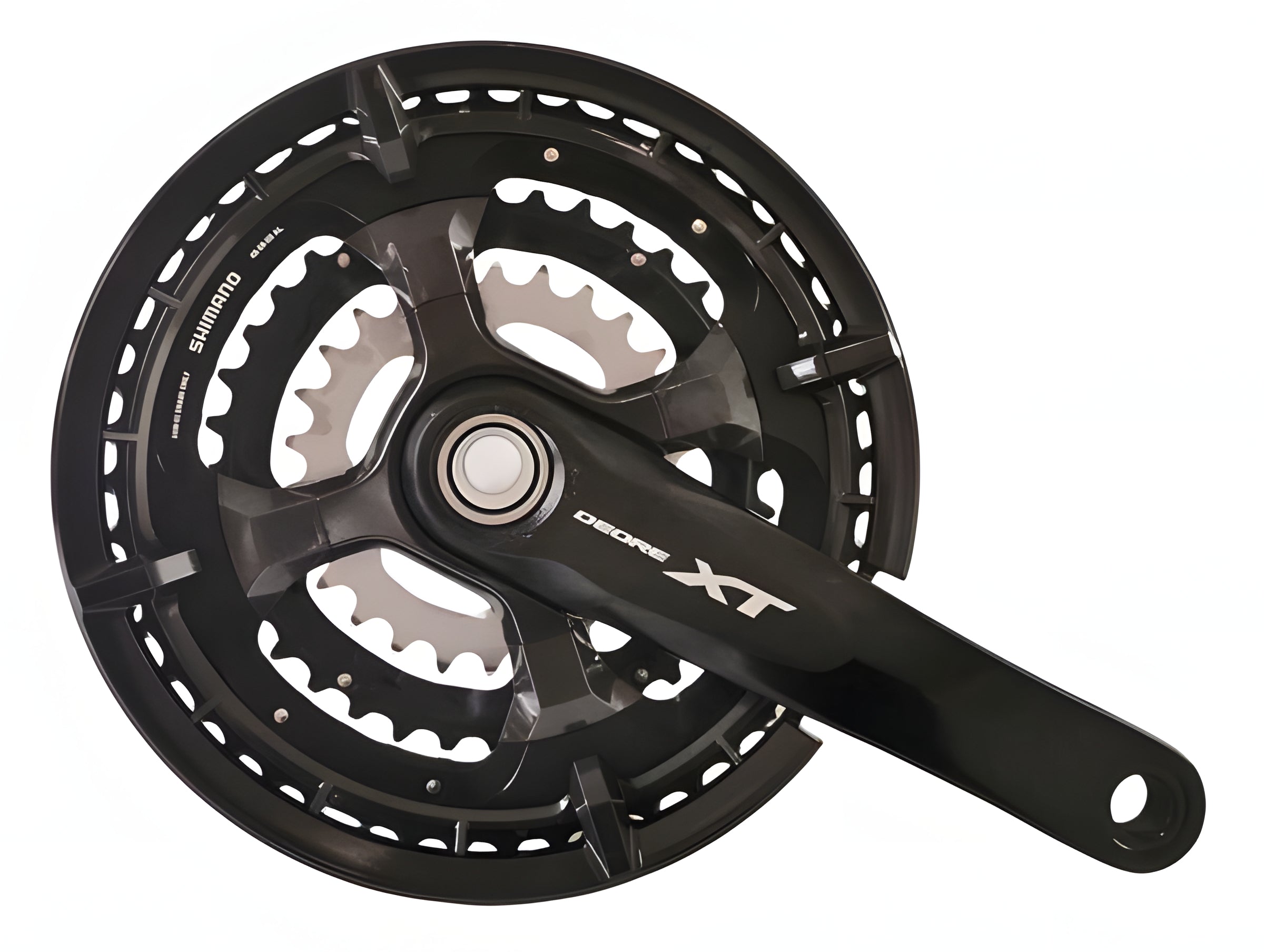 Shimano Deore XT Trekking FC-T8000 Kurbelgarnitur 10-fach 48-36-26 Z. Schwarz Kurbelarmlänge 170 mm MTB