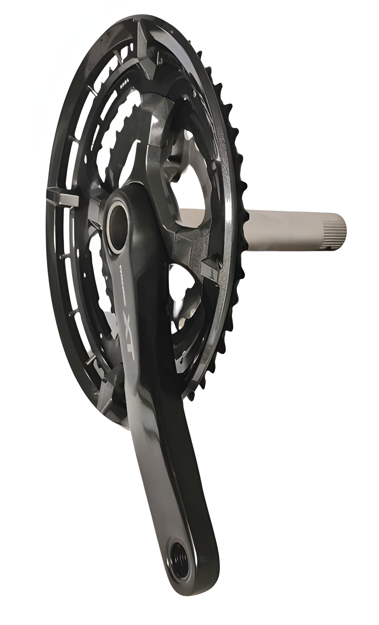 Shimano Deore XT Trekking FC-T8000 Kurbelgarnitur 10-fach 48-36-26 Z. Schwarz Kurbelarmlänge 170 mm MTB