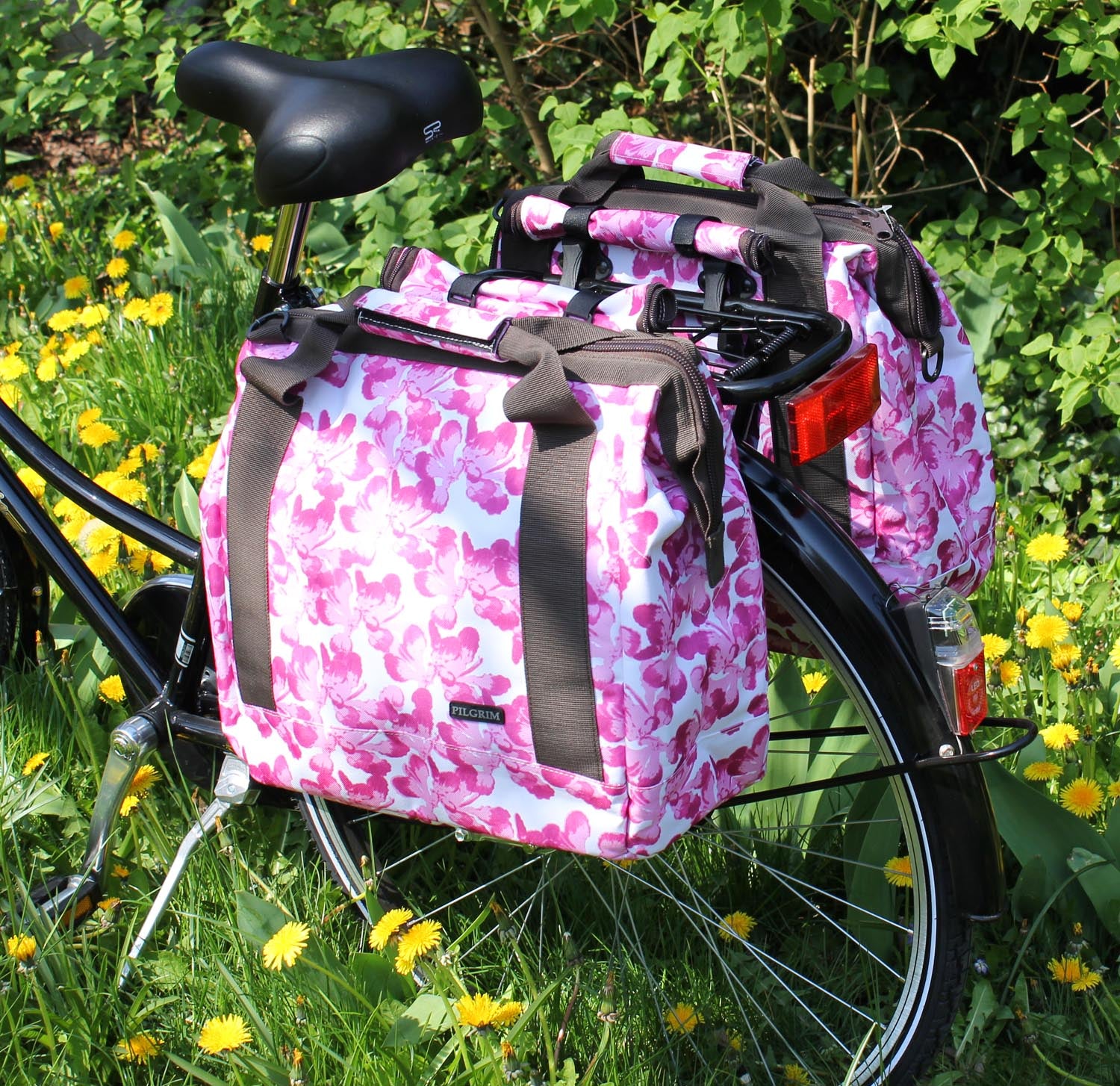 Pilgrim Fahrradtaschen Gepäckträgertasche Henkeltasche Bowlingtasche Packtaschen