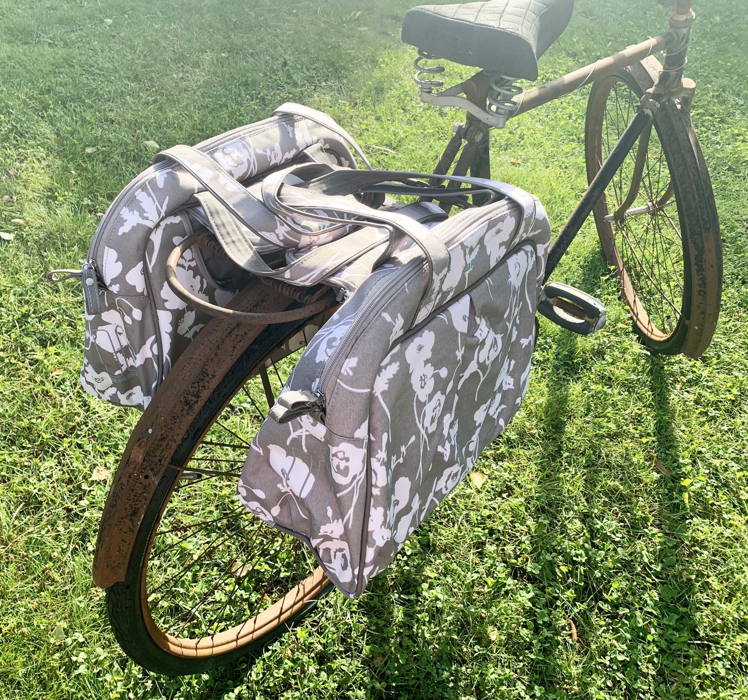 Gepäckträgertasche Basil Elegance-Carry Doppelpack Fahrradtasche 35x15x40cm