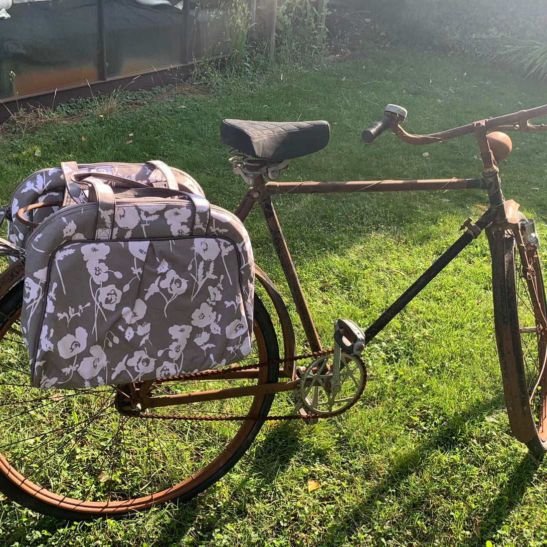 2x Gepäckträgertasche Basil Elegance-Carry Doppelpack Fahrradtasche 35x15x40cm